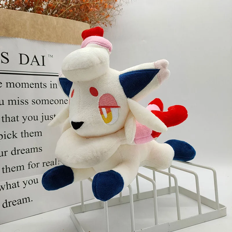

Kawaii Arceus Pikachued Plush Toy Cute Zoruas Hisuian Zoruas Plush White Fox Anime Soft Stuffed Doll For Kid Christmas Gift