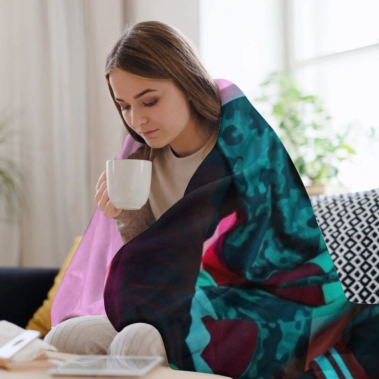 Lunay красное одеяло спальный мешок персонализированные подарочные одеяла