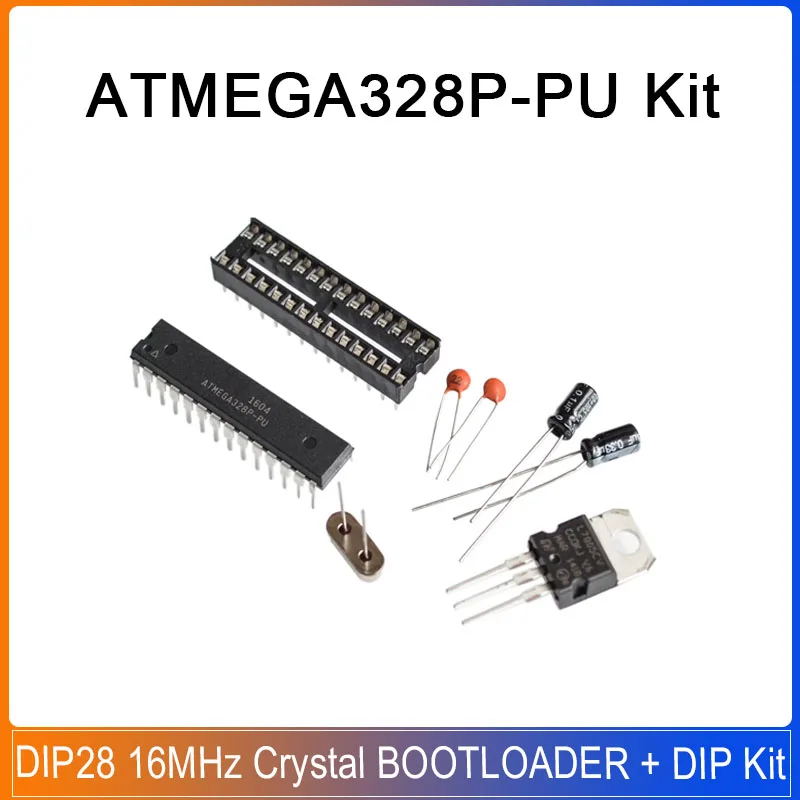 Комплект гнезда ATMEGA328P-PU BOOTLOADER + комплект DIP DIP28