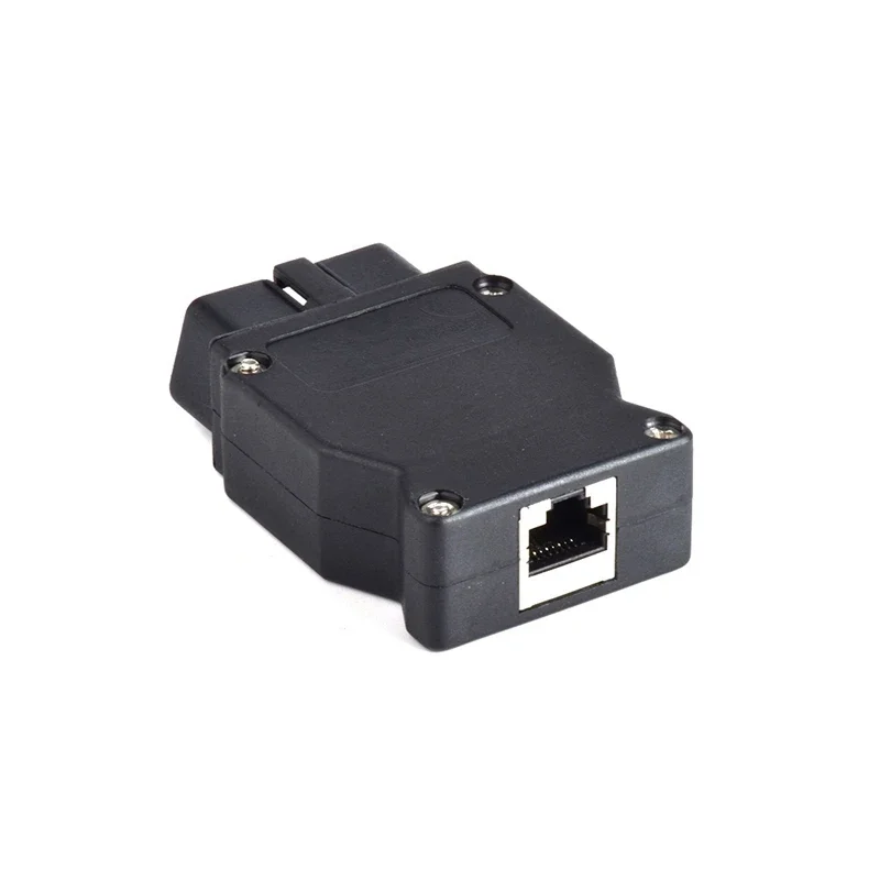 Фото 16-контактный адаптер OBDII Для BMW ENET Ethernet к ICOM программированию F-Series OBD2 16-контактный разъем для интерфейса BMW №4
