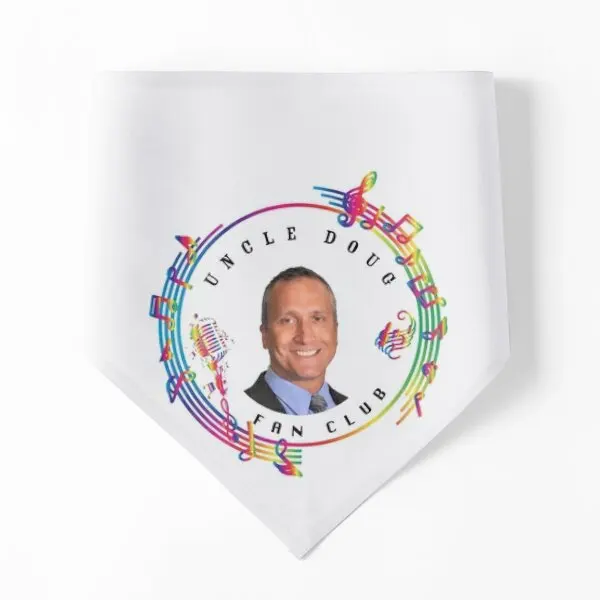 

Бандана с принтом дяди Дага фаната клуба собаки, рождественское полотенце с принтом, праздничные товары для вечеринки, шарф, шейный платок, платок для питомца