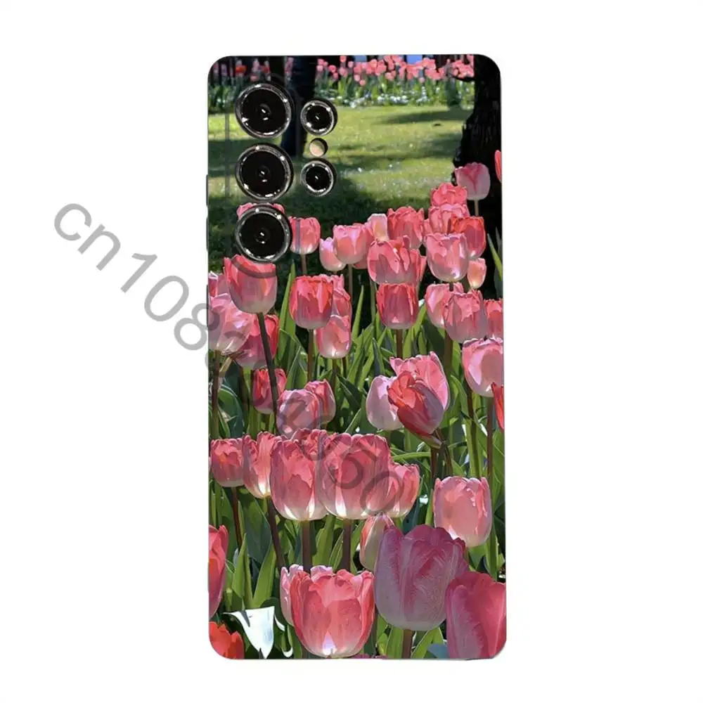 Фото Чехол для телефона Tulip для Samsung Galaxy A20,21s,22,31,32,52,71,80,A91,5G, красочный чехол для смартфона, красивый чехол для смартфона №2