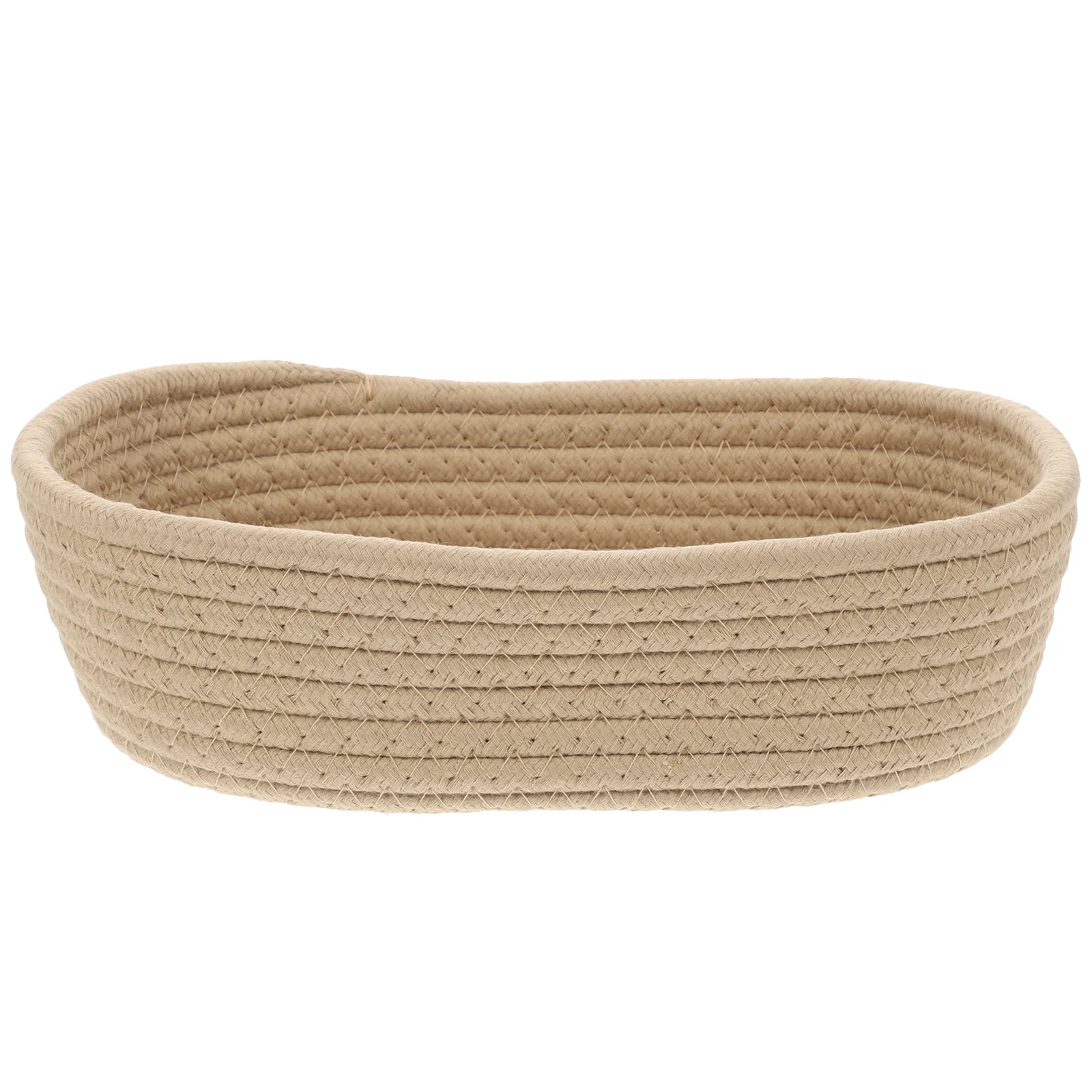 

Basket Storage Woven Cotton Rope Laundry Toy Sundry Holders Hamper Baskets Snack Organizer Baby Belly Large Desktop Bin Book