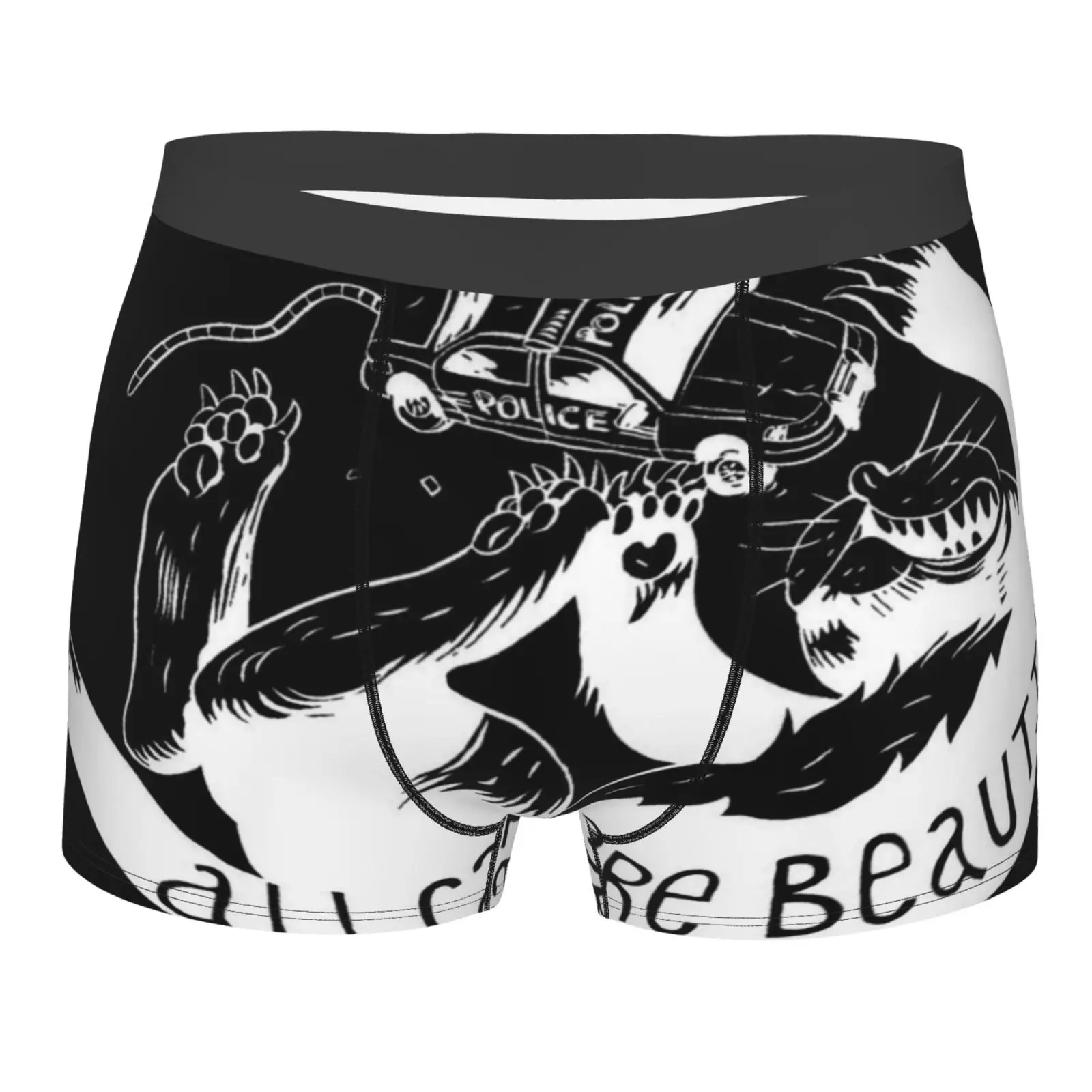

Трусы-боксеры мужские и женские, пикантное нижнее белье с принтом кошек, белые, 70 шт. в упаковке