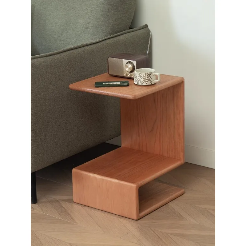 Скандинавский диван Северная Америка простой угловой столик из массива дерева