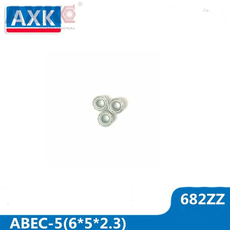 

AXK 682ZZ Bearing 6*5*2.3 mm ( 10 PCS ) ABEC-5 Miniature 682 Z ZZ High Precision 682z Ball Bearings