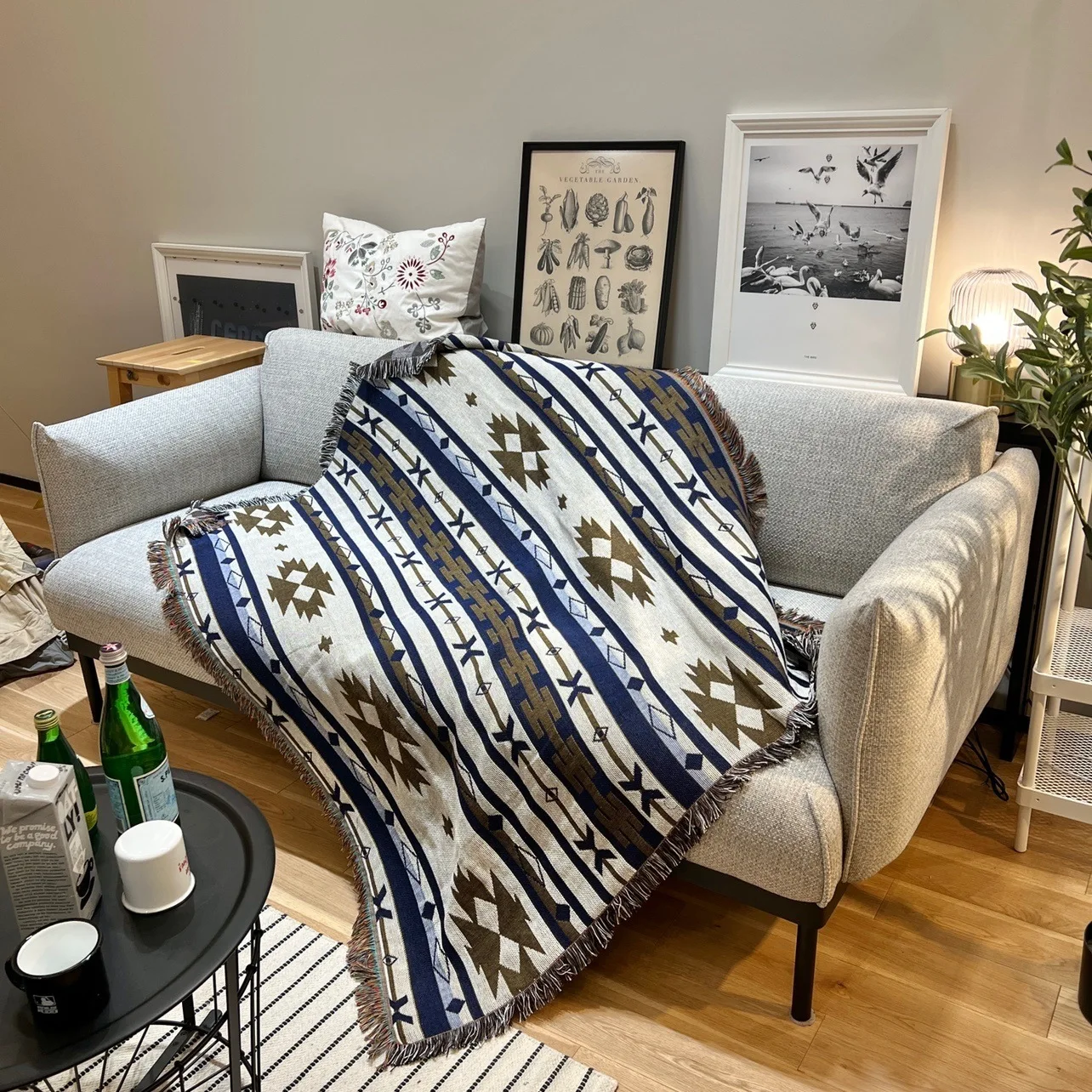 

Индийское национальное Ретро одеяло, гобелен для комнаты, плед для кемпинга и пикника, автомобильный диван, коврик, плед для кроватки, уличн...