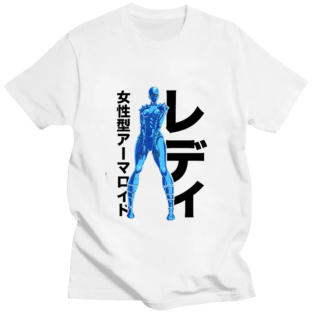 

Anime Space Adventure Cobra Classic Robot Print Summer Short-sleeved Thin Cotton Loose Casual Sports Woman T-shirt Simple Style