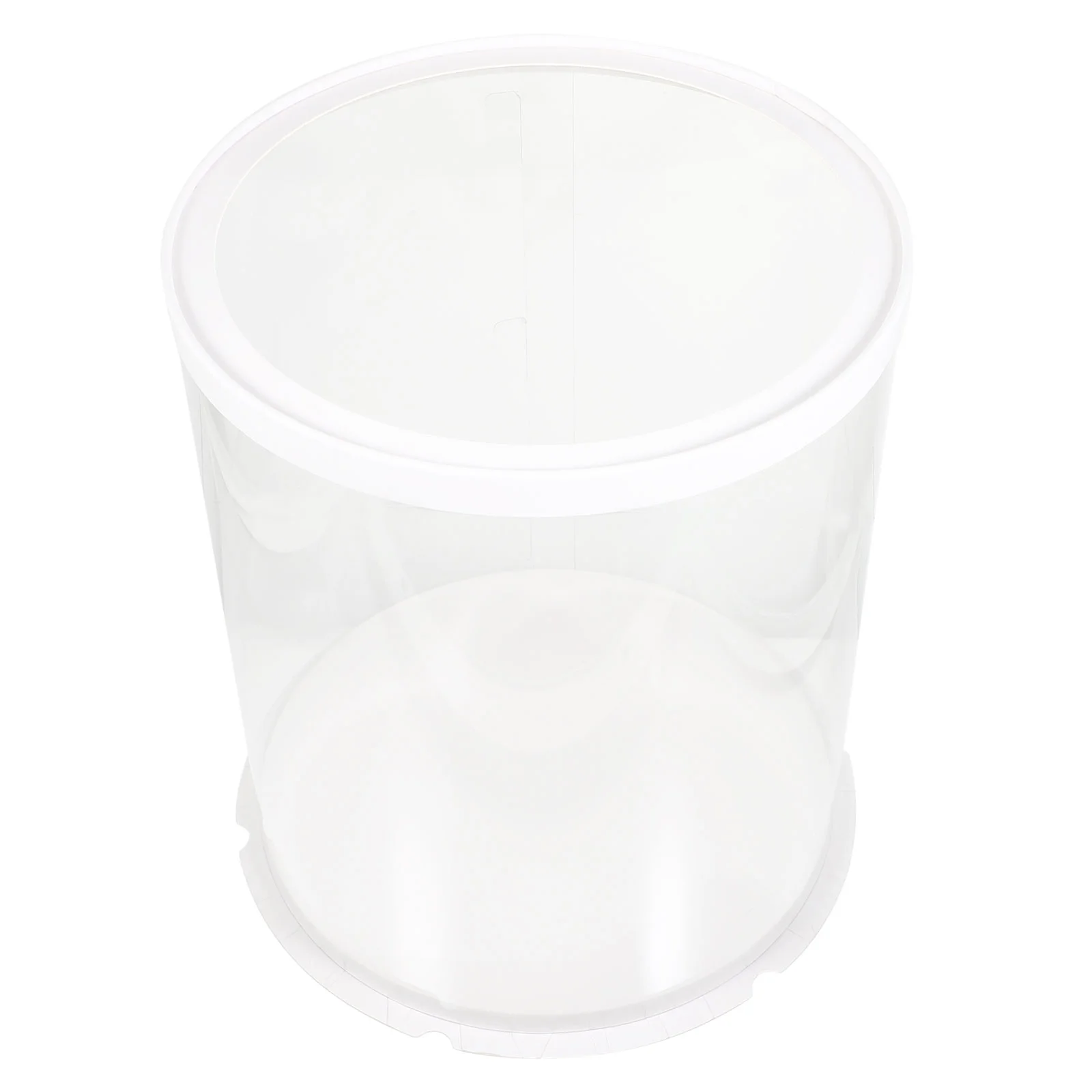 

Cake Box Carrier Transparent Boxes Bakery Round Packaging Container Cupcake Cleardessert Holder Tall Case Layer Baking Tier