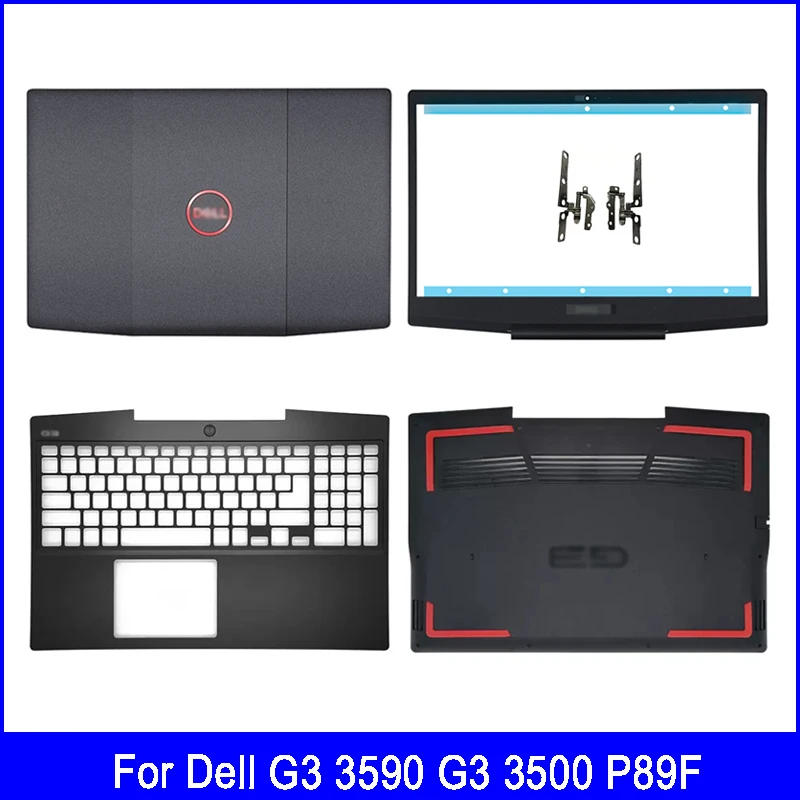 

New Laptop LCD Back Cover For Dell G3 3590 G3 3500 P89F Front Bezel Palmrest Bottom Base Case Hinges A B C D Shell