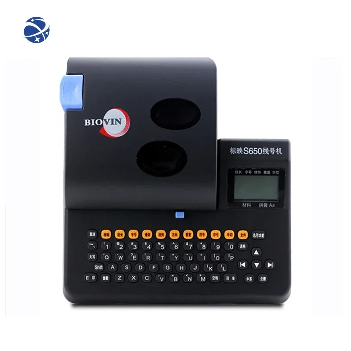 Yunyi Портативный проводной принтер трубчатый для этикеток кабельный маркировки