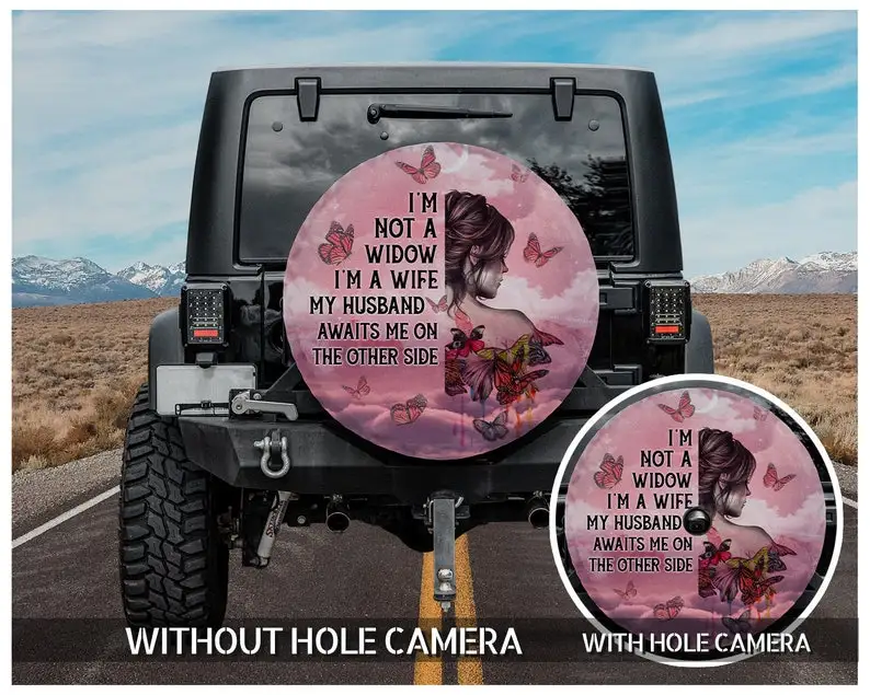 

Я не вдова, я жена, мой муж, на небесах, автомобильные аксессуары, запасные покрышки, подарки с подругами, покрышки, подарки для жены,