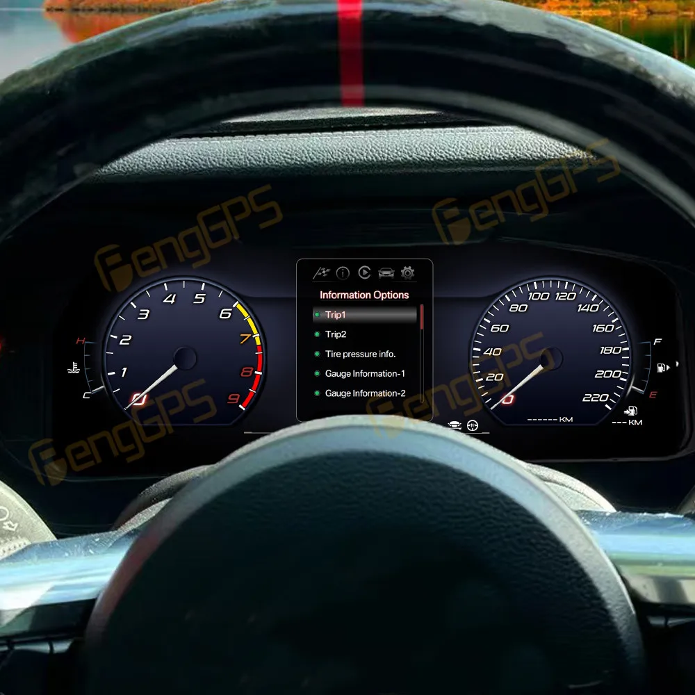 Для Ford Mustang 2015-2021 автомобильный ЖК-дисплей приборной панели цифровой кластер