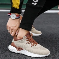 sneakers for men breathable comfortable mens running shoes lace up soft walking footwear casual sports shoes wear resisitant