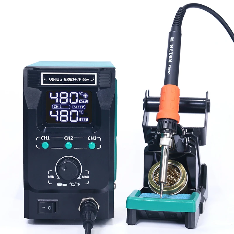 YIHUA 939D+ IV high-frequency welding table digital display high-power constant temperature large point connection