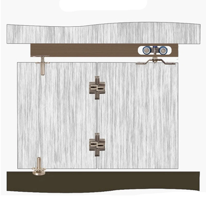 Складная дверная фурнитура 8X деревянная раздвижная дверь шкив для мебели