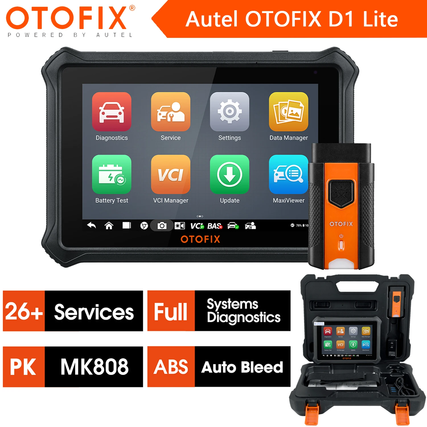 Autel OTOFIX D1 Lite OBD2 сканер для диагностики уровня автомобиля сброс масла DPF EPB ABS SAS