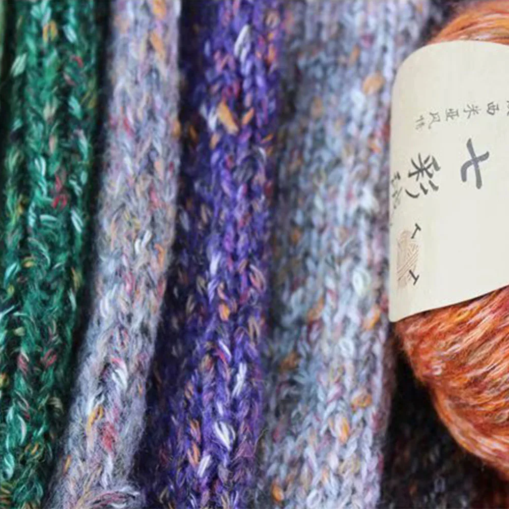 Теплая красочная пряжа из альпаки 50 г/шарик