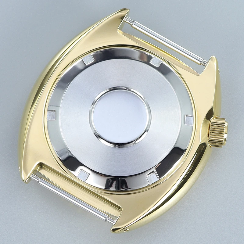 Золотой корпус часов 45 мм кольцо с сапфировым стеклом детали SKX для Big abalone Seiko NH35
