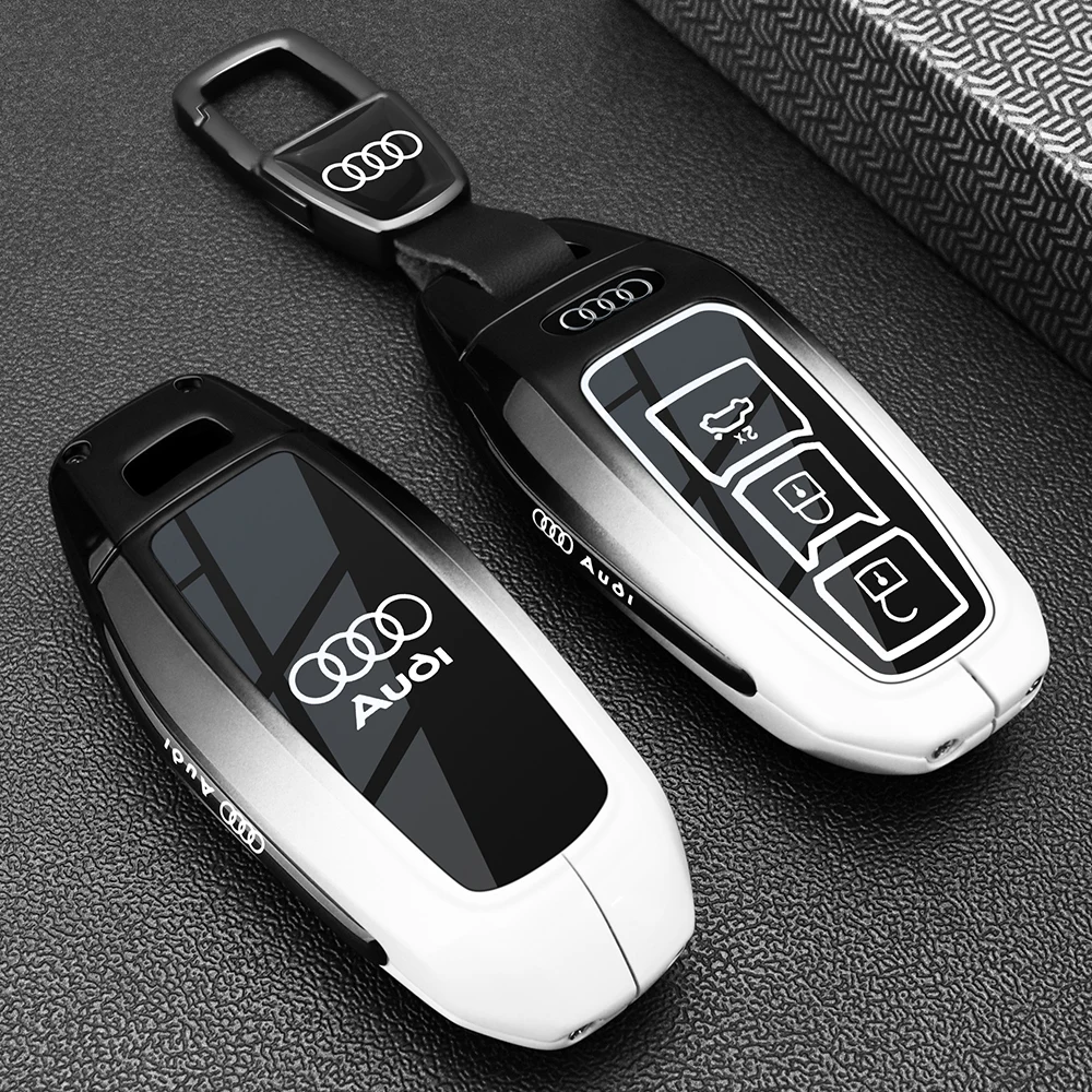 

Автомобильный брелок из цинкового сплава для Audi A5 A5L 2025 Q5 Q6 Q6L A6 2025+ A6L A3, брелок для ключей с дистанционным управлением, декоративный чехол, сумка, аксессуары