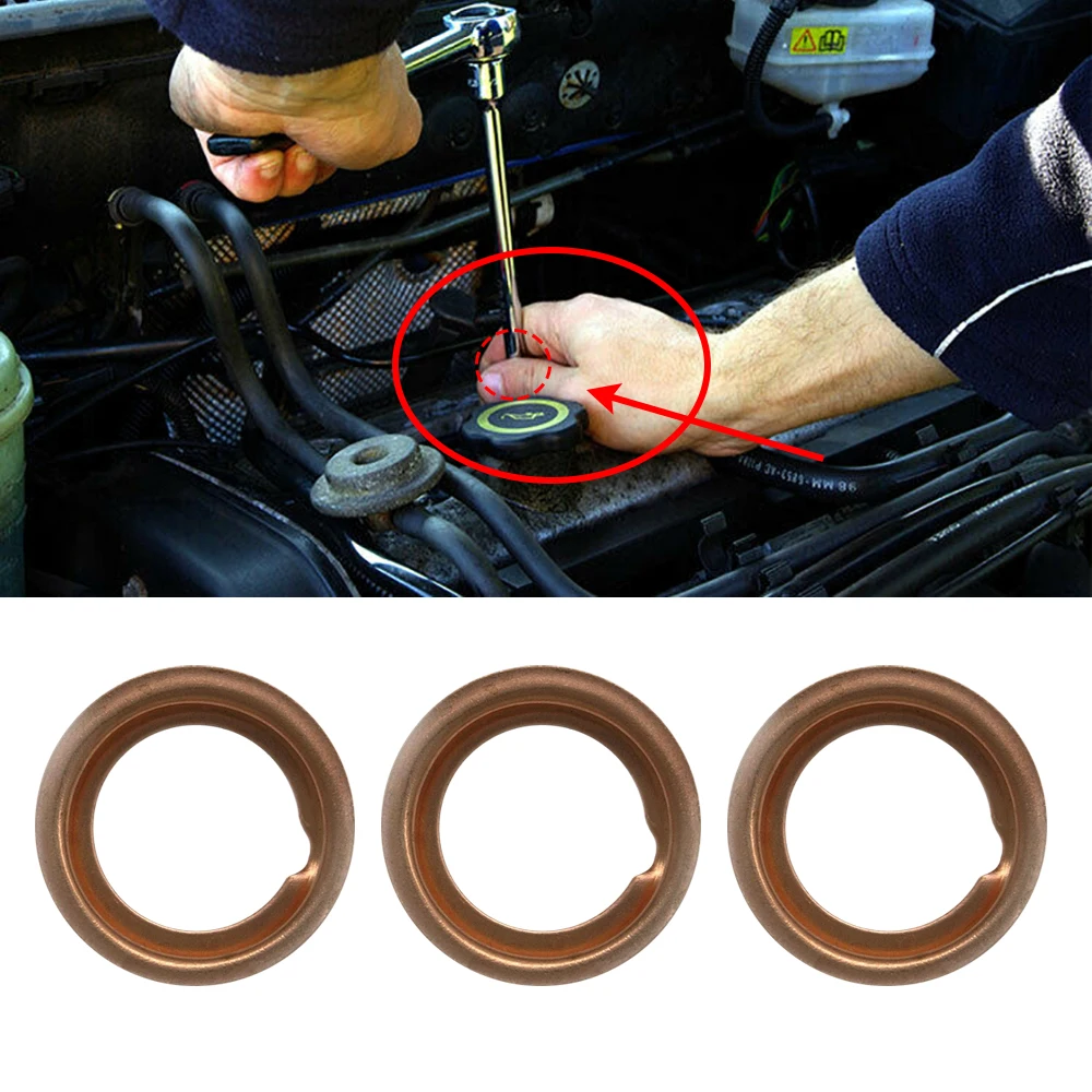 

5x Oil Drain Plugs Crush Gasket for Nissan Infiniti Gold Oil Pan Gaskets Wear Parts Direct Replacement OE 1102601M02 Wear Parts