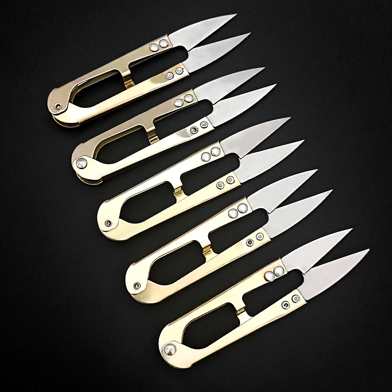 

5/10pcs Yarn Shears Cutting Sewing Scissors Shears Cross Stitch Scissors Embroidery Scissor U Thread Scissors for Fabric DIY