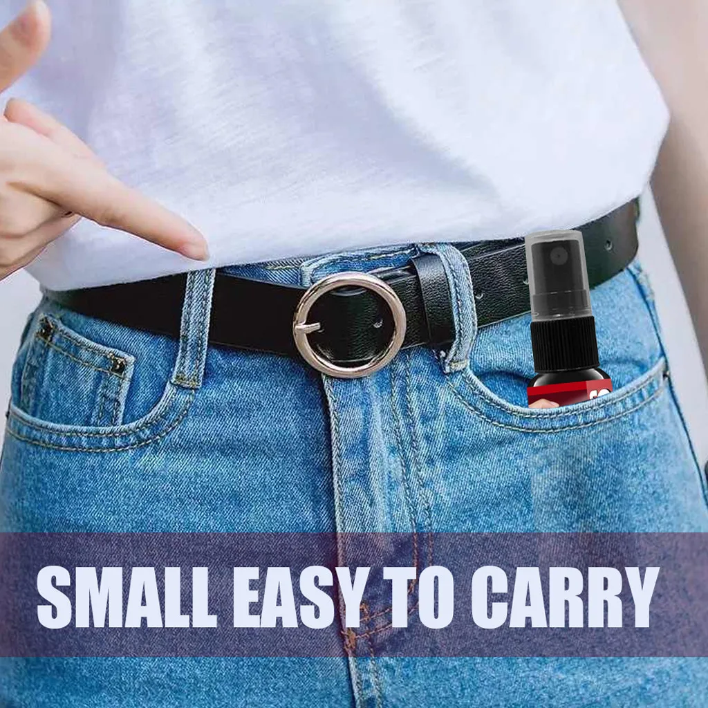 Спрей для красного перца женщин 30 мл маленький контейнер самообороны большая