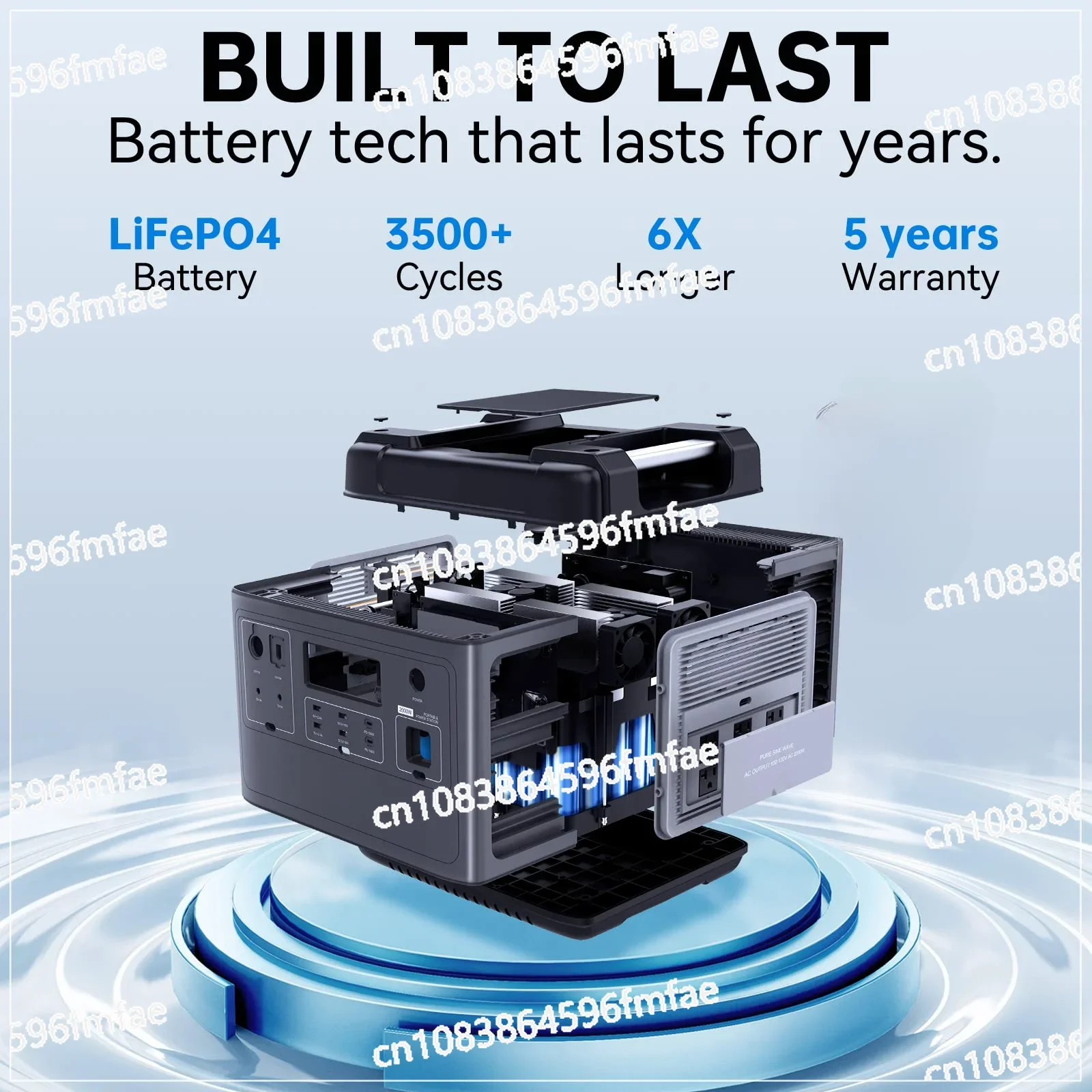 P2001E 2000 Вт Powerstation Lifepo4 Супер быстрая зарядка Втч Портативная электростанция для