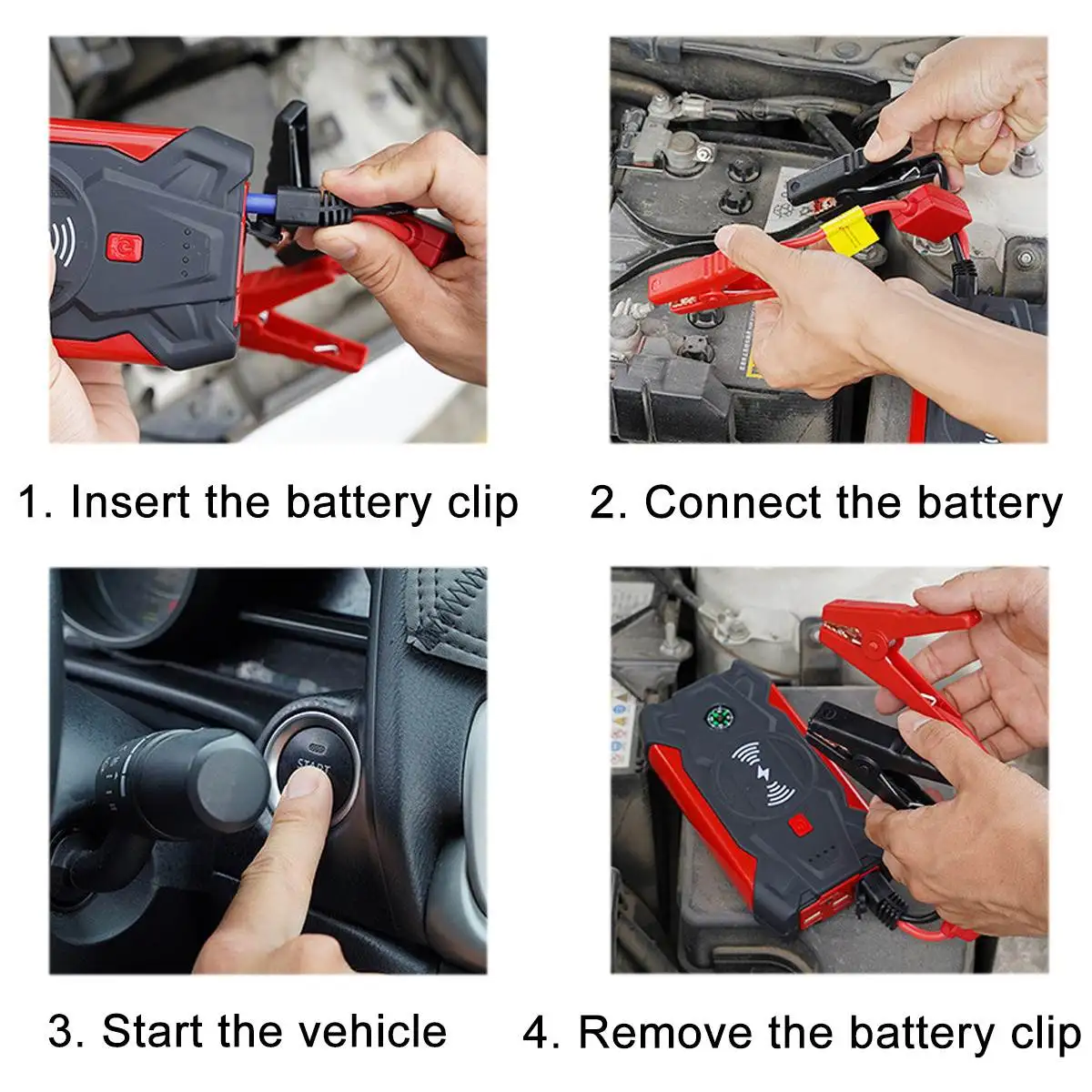 Пусковое устройство 39800 А внешний аккумулятор мАч портативное зарядное пусковое