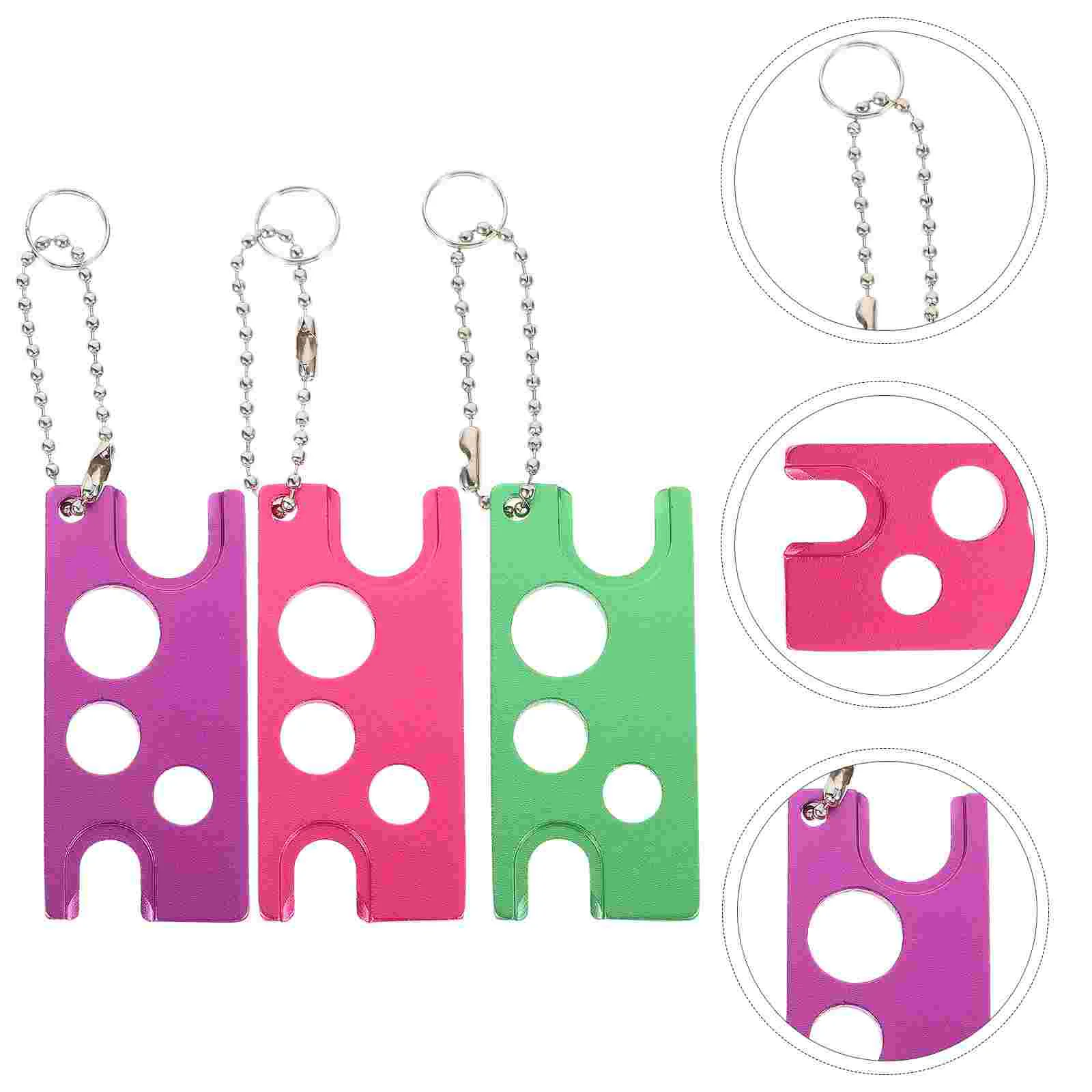 

Opener Bottle Essential Oil Tool Key Remover Metal Cap Can Roller Oils Universal Keyring Beer Bartender Tapper Jar