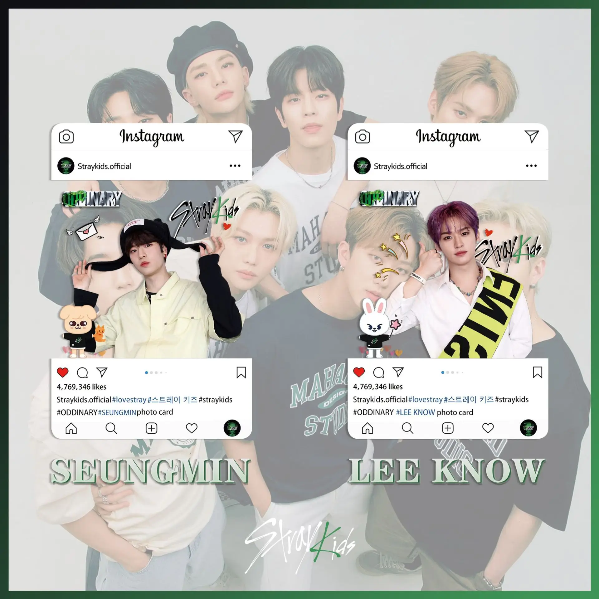 8 шт./компл. Kpop Stray Kids новый альбом ODDINARY ПВХ Фотокарточка прозрачная Поклонники