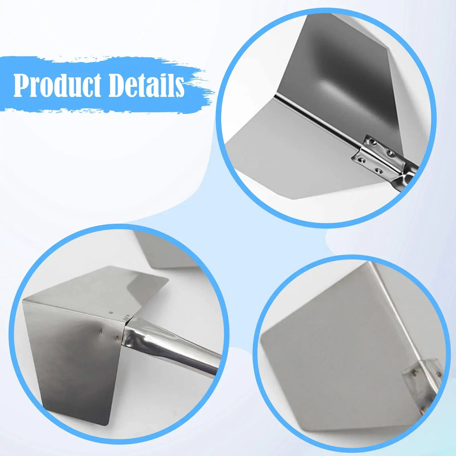 4Pcs Drywall Corner Tool Set Outside and Inside Corner Trowels Compact Construction Tools Concrete Edger for Bricklaying Home