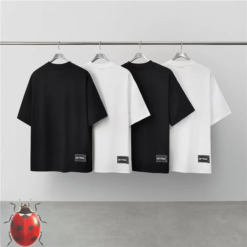 

WE11DONE Chest W Letter LOGO Simple Short Sleeve Men Women Cotton T-Shirt