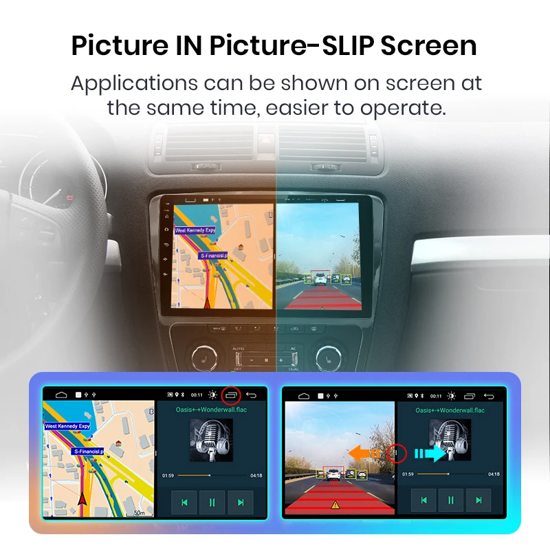 Автомагнитола AWESAFE PX9 для SKODA Octavia 2 2008-2013 A5 din Android 10 0 8 + 128 ГБ |