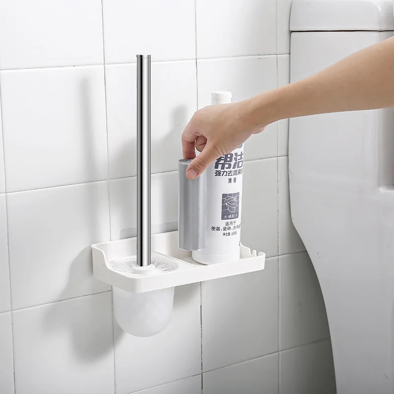 Щетка для туалета Бытовая вешалка настенная длинная Очищающая щетка набор