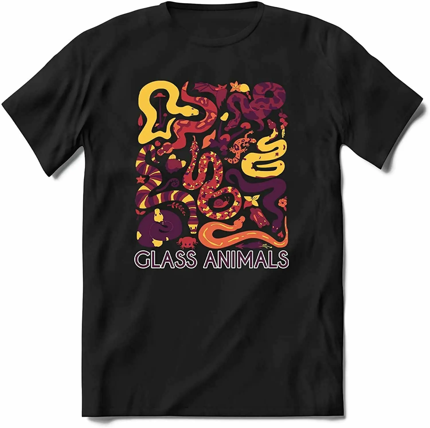 

Glass Animals T-Shirt Rock Band Merch for Women Men Teen Soft Fabric - 00