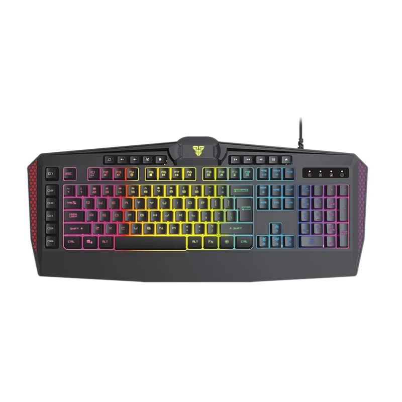 

FANTECH K513 Game Keyboard Led English Keyboard Rainbow Backlight 26Keys Anti Ghosting On-Board Memory Keyboard for LOL CS PUBG