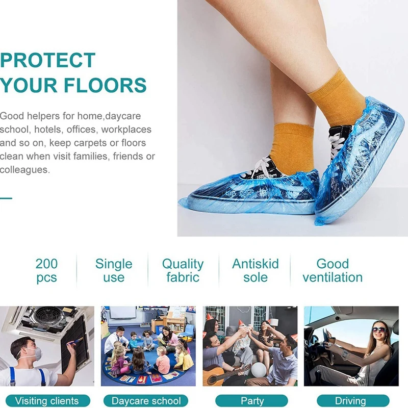 Одноразовая обувь с Т-образной пряжкой для автоматических дозаторов крышек