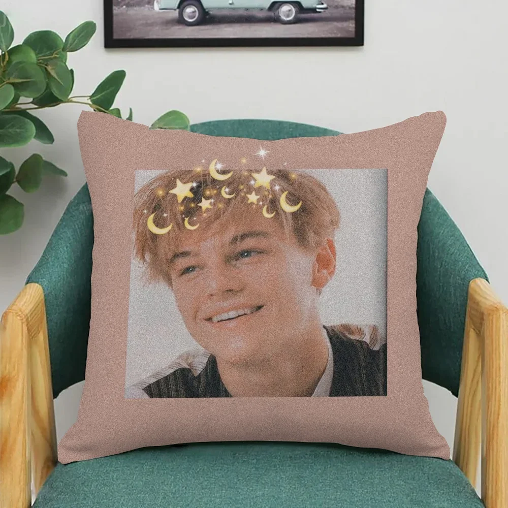 Бренд Laumango Leonardo DiCaprio экологически чистая вязаная наволочка из полиэстера и