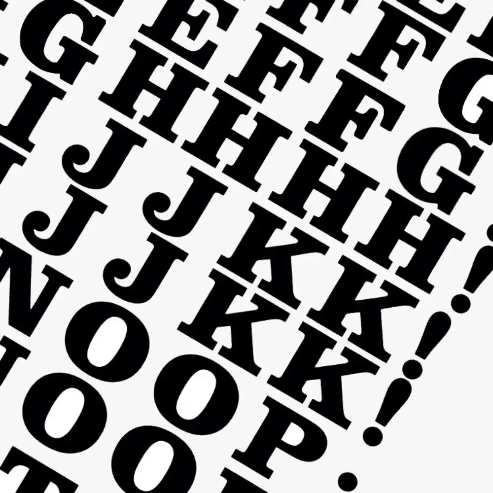 Термоклейкие аппликации для одежды 26 букв