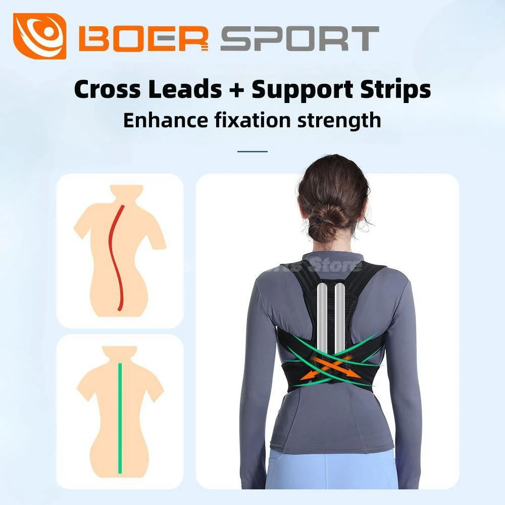 Корректор осанки пояс для плеч медицинский выпрямления спины ортопедический