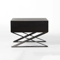 cxh minimalist bedside table modern minimalist bedside storage cabinet style smoky high leg