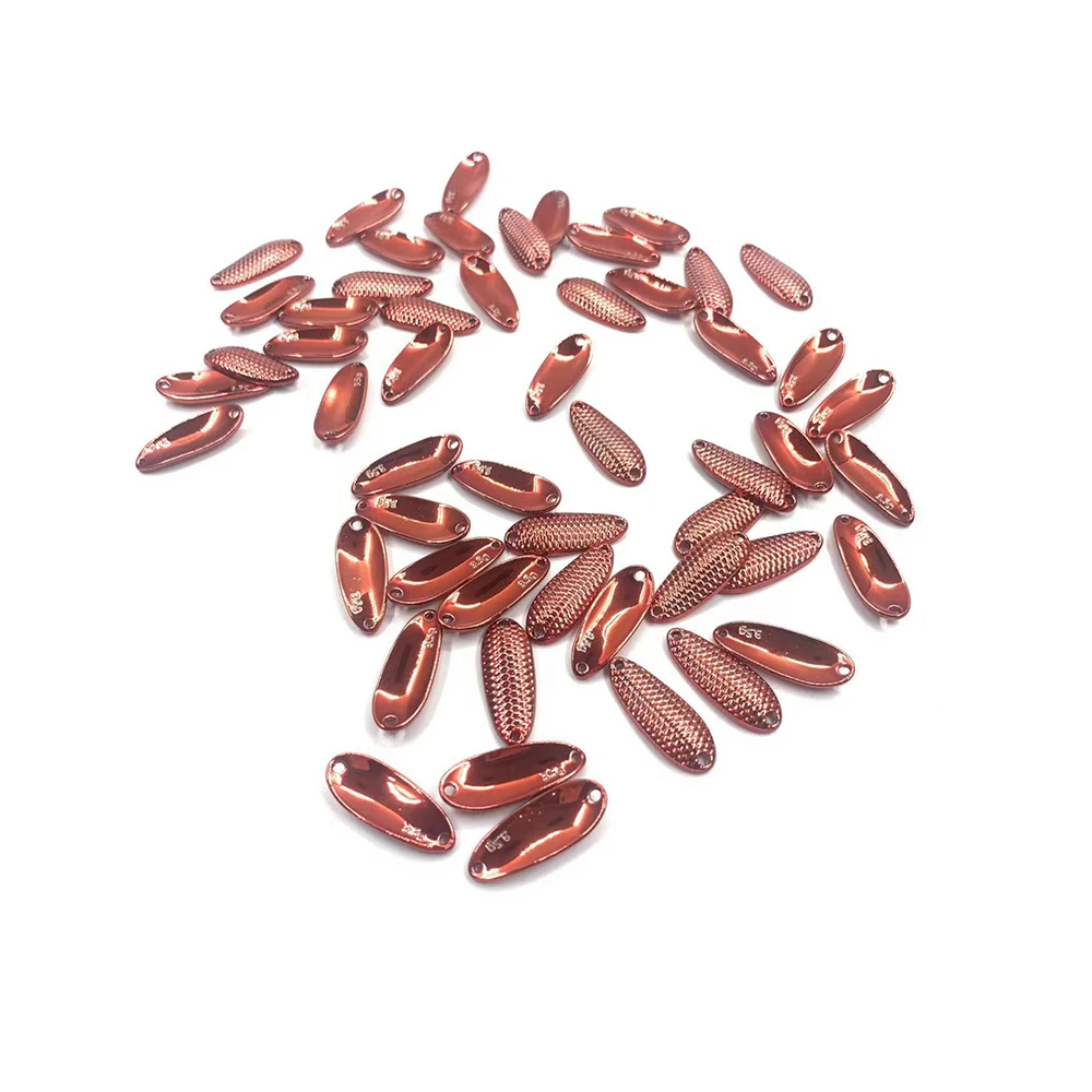 Микро Рыбалка блестки лошадь рот Блестки искусственная ложка приманка без