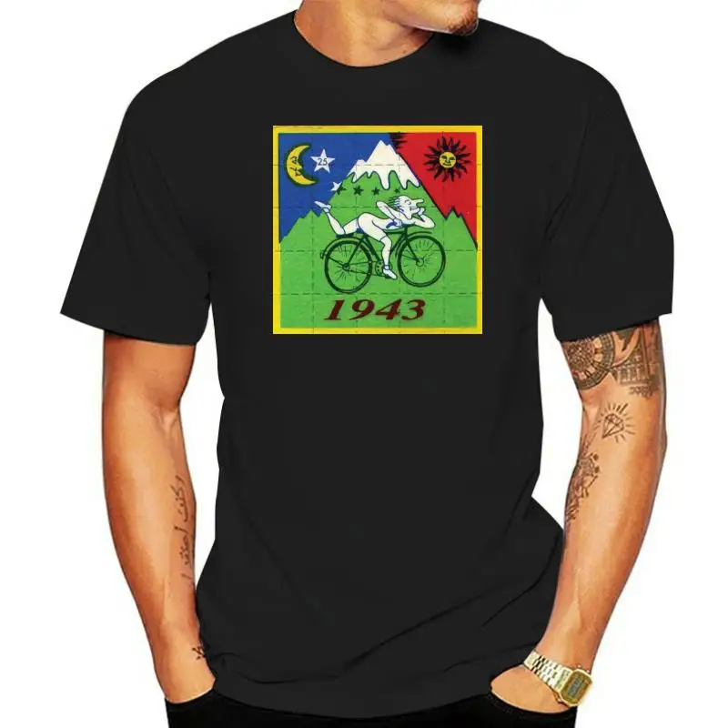 

Bicycle Day Bike Trip Lsd Acid T Shirt Dr Albert Hofmann T-Shirt Acid Party High Quality Casual Printing Tee Shirt
