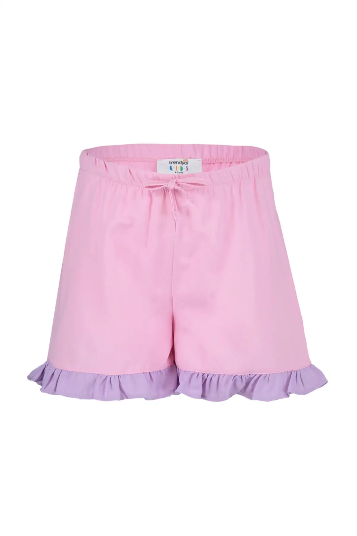 

Ruffle detail girls kids woven shorts TKDSS22SR0491