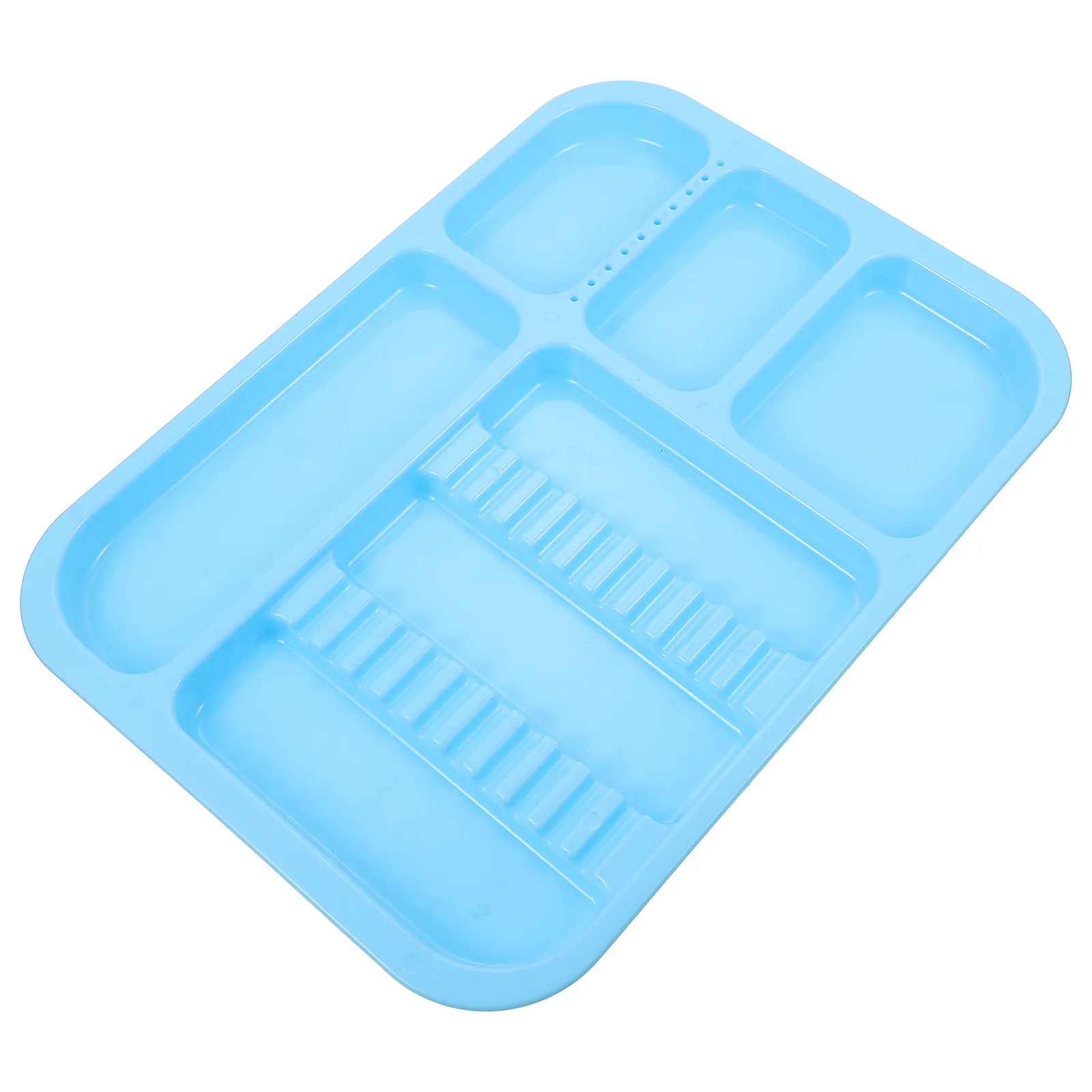 

Tray Instrument Dentist Plastic Trays Plate Tool Holder Organizer Divided Impression Storage Clinic Instruments Flat Desktop