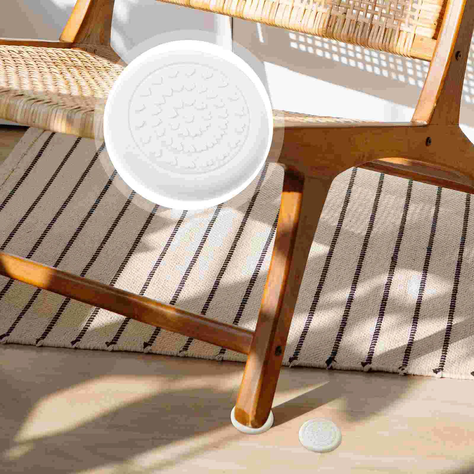 

12Pcs Practical Chair Leg Pads Mute Anti-slip Chair Cushions Table Feet Protectors