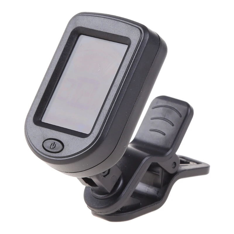 

Guitar Tuner, Clip On Tuner with LCD Display for Guitar, Ukulele, Violin Chromatic Tuning Modes for Stringed Instrument