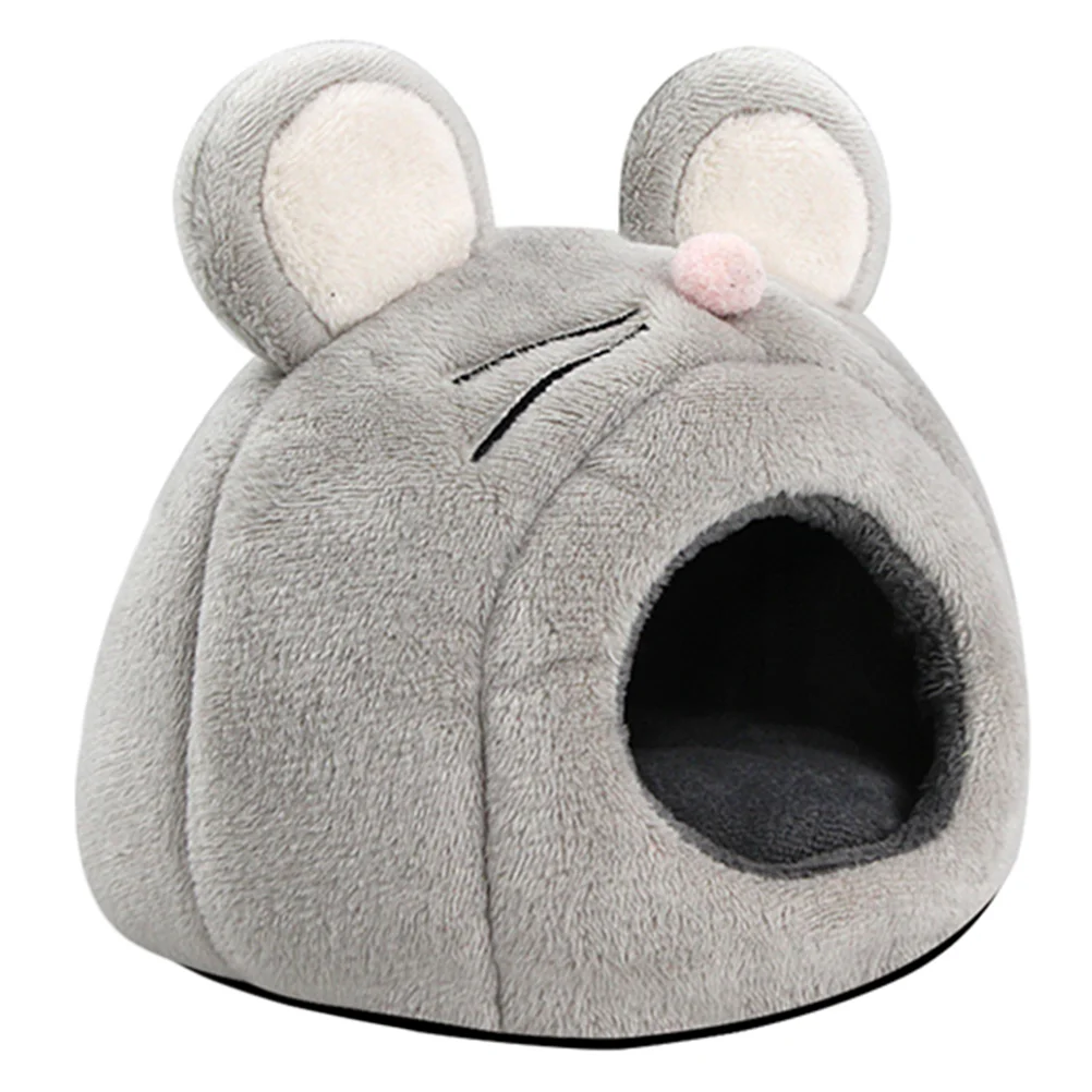 

Hamster Bed Guinea Housecave Plush Hideout Petnest Accessories Cage Toys Warm Hedgehog Bearded Dragon Animal Mat Cute Rabbit