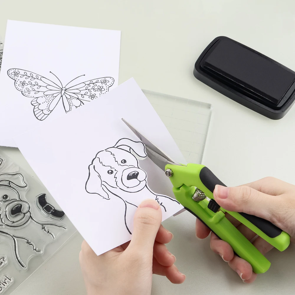 1 шт. подпружиненные ремесленные ножницы с лезвиями многофункциональные